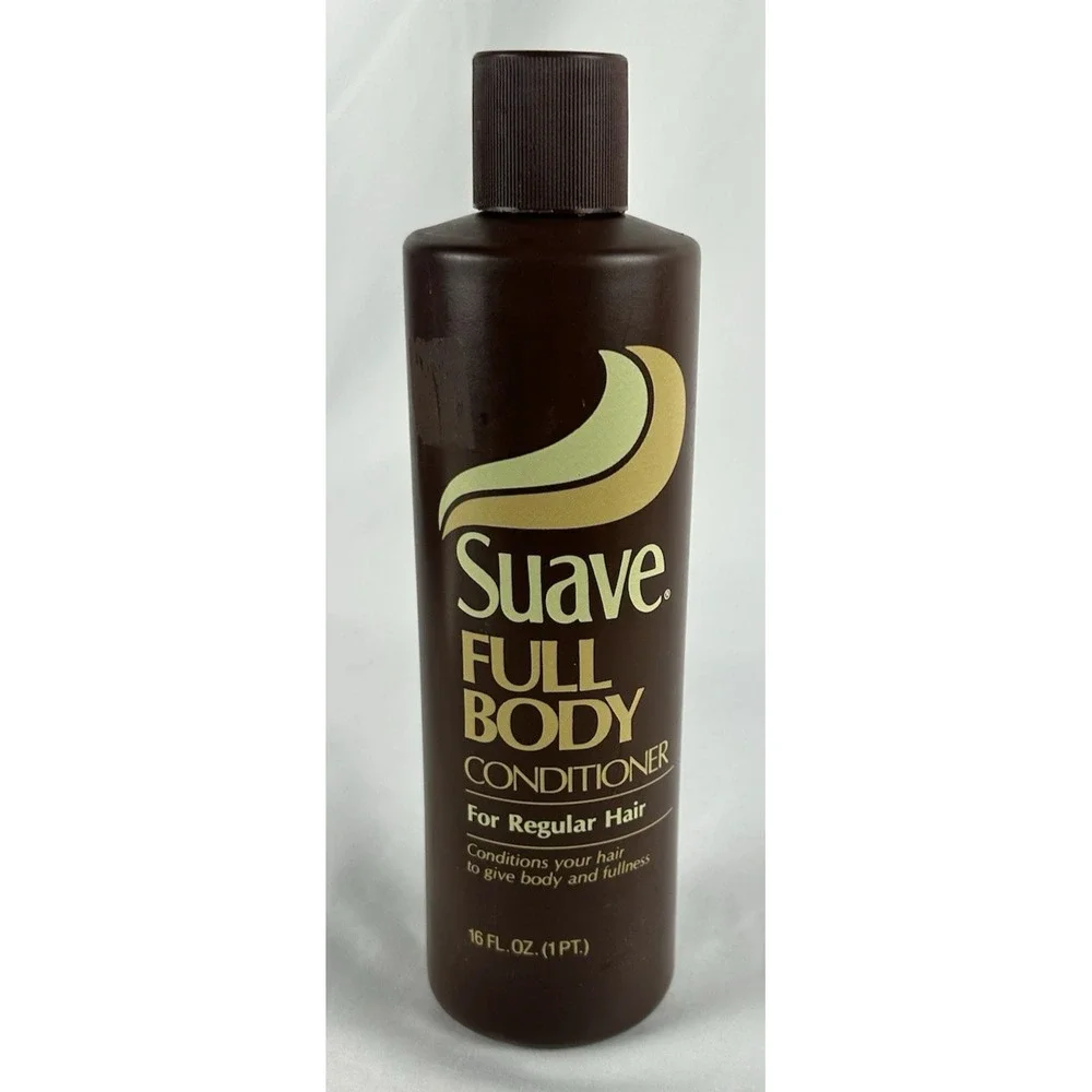 Vintage 1986 Suave Full Body Conditioner For Regular Hair 16 Oz Full Bottle